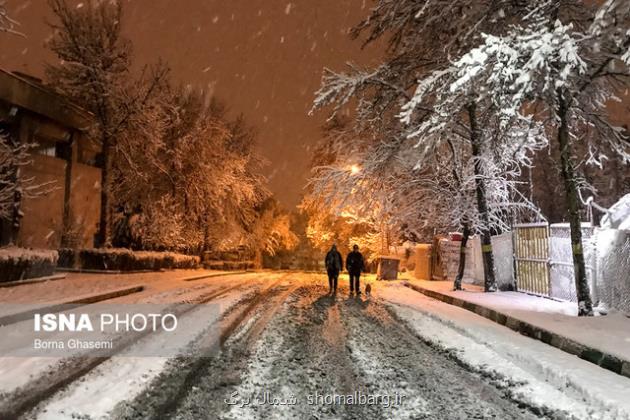 تهران یخ می بندد